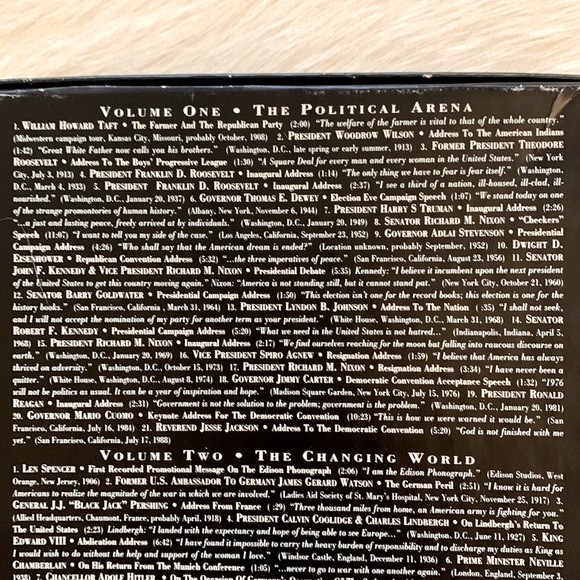 HISTORY FANS-Greatest Speeches - 20th Century-4 CD’s - Picture 4 of 6